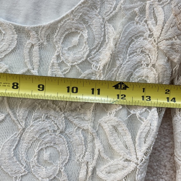 Staring at Stars Lace Stretch Off White Dress - Picture 9 of 10